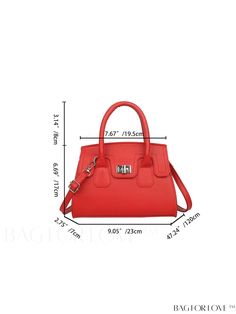 BagForLove - Chic Litchi Embossed Handbag: Mini Square Bag, Versatile & Timeless Design Product Description Color Red Type Square Bag Bag Size Mini Pattern Type Plain Material PU Leather Size Chart INCH CM Strap Length Bag Length Bag Width Bag Height Handle Height 47.2 inch 7.7 inch 2.8 inch 6.7 inch 3.1 inch Strap Length Bag Length Bag Width Bag Height Handle Height 120 cm 19.5 cm 7 cm 17 cm 8 cm Details Pictures Similar Products h2 { text-align: center; } /* æ¢è¡ */ li{ white-space: normal; word-break: break-all; word-wrap: break-word; } .red-box { width: 100%; display: flex; flex-direction: row; flex-wrap: wrap; justify-content: center; } .red-box > div { width: 190px; height: 250px; margin: 10px; } .red-box > div > a > img { width: 190px; height: 250px; } .size-box { width: 100%; mar Satchel Bags With Hasp Closure For Shopping, Handheld Bags With Hasp Closure For Shopping, Hasp Closure Satchel Bag For Shopping, Casual Red Office Bag, Solid Satchel With Hasp Closure For Everyday Use, Solid Color Tote Bag With Hasp Closure, Solid Tote Bag With Hasp Closure, Trendy Red Satchel With Hasp Closure, Solid Color Rectangular Travel Bag