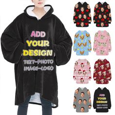 PRICES MAY VARY. ❤ Custom Blanket Hoodie- Choose your favorite style, click the "Customize Now" button, upload your personal or pet photo, you can design your custom blanket hoodie with photo, customize the blanket hoodie just for you! ❤ Comfortable & Warm- The customized hooded blanket with photo is made of high quality facecloth material. Fine workmanship, soft and skin-friendly, overall wrapping, full warmth. Loose hooded design, suitable for children over 4.26 feet tall (7-12 years old). ❤ P Lying In Bed, Hidden Tv, Custom Blanket, Blanket Hoodie, Pet Photo, Wearable Blanket, Hooded Blanket, Customized Blankets, Watching Tv