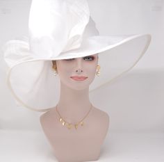 White Kentucky Derby Hat Church Hat Wedding Hat Easter Hat - Etsy Elegant White Hat For Gift, Elegant White Costume Hat As Gift, Elegant Short Brim Hats As Gifts, Elegant Short Brim Hat As Gift, Elegant Flat Brim Hat As Gift, Elegant Top Hat With Curved Brim For Gift, Elegant Wide Brim Hat For Gifts, Elegant Wide Brim Hat For Gift, White Wide Brim Hat For Gift