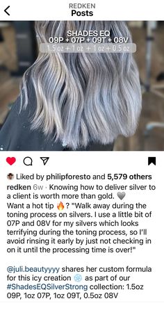 Silver Platinum Hair, Long Haircuts, Hair Color Formulas