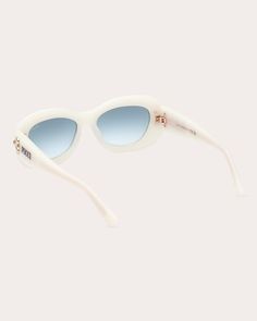 Made in Italy, these Emilio Pucci sunglasses combine geometric frames with pale gold detailing and light-blocking lenses to create a high-function, high-fashion look. Frames: 100% acetate Lenses: 100% UV protection Wipe with soft cloth Made in Italy Measurements Lens width: 52mm Bridge width: 16mm Temple length: 140mm Geometric Sunglasses, Sunglasses Outfit, High Fashion Looks, Green Gradient, Oval Sunglasses, Pale Gold, Emilio Pucci, Personal Shopping, Gold Details