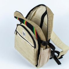 Hemp Backpack, Handmade with Love <3 in Nepal. Hempathy's hemp backpacks are uniquely designed in Portugal and produced by hand in Nepal on ethical workshops. We have great pride and put extra care into producing each of our pieces. The finishing and sewings around the pockets are extra-strong and of greater quality than other hemp backpacks you can find, resulting in a more resistant and durable backpack. Hemp is a vegetable fibre, making it biodegradable and highly renewable. It doesn't req Beige Travel Backpack With Mobile Phone Bag, Beige Backpack With Phone Pocket For Daily Use, Rectangular Travel Backpack With Mobile Phone Bag, Eco-friendly Shoulder Backpack For Travel, Eco-friendly Backpack Shoulder Bag For Travel, Beige Backpack With Cell Phone Pocket For Everyday Use, Eco-friendly Backpack-style Shoulder Bag For Everyday Use, Natural Backpack With Adjustable Strap, Natural Color Backpack With Adjustable Strap