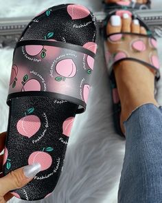 Clothing Vendors, Slipper Shoes Women, Peach Pattern, Ankle Strap Sandals Flat, Dr Shoes, Casual High Heels, Womens Gladiator Sandals, Leather Gladiator Sandals