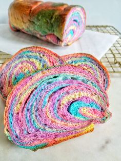 there is a roll made out of crochet yarn