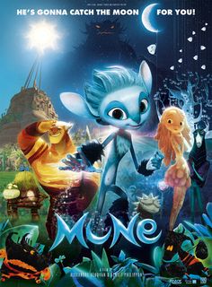 an animated movie poster for the film's release