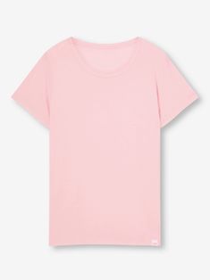 Our women's pink leisure t-shirt is an effortlessly chic sport-luxe essential. The Lara fabric is a slightly lighter weight than Basel but has enough coverage to be worn out of the house and also offers good breathability, making it perfect for warmer climates. Not only is the Lara versatile, it has maintained the super-soft fabric quality and stretch composition that we know you love. What's more, the Lara fabric retains its initial softness and colour and is also responsibly and ethically sour Sporty Pink T-shirt For Loungewear, Sport Luxe, Pink Crew Neck, Pink Sale, Sports Luxe, Pink Crewneck, Basel, Woman Colour, Free Shopping