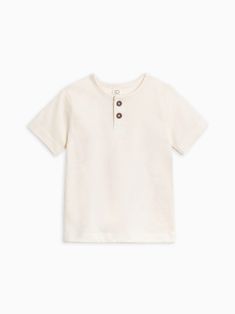 Organic Cotton Baby & Kids Reef Short Sleeve Henley | Colored Organics® Short Sleeve Henley, Henley Tee, Organic Colors, Organic Cotton Baby, Organic Fabrics, Cotton Baby, Cotton Shorts, What To Wear