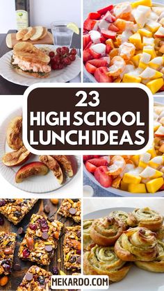 high school lunch ideas that are delicious and easy to make