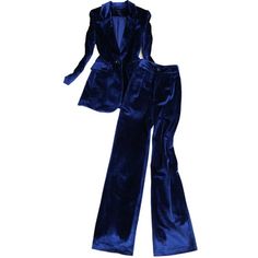 Fashion Pants Suit Female Fall / Winter New High Quality Casual Gold Velvet Suit Female+wide Leg Pants Two-piece OL Suit Women Material: PolyesterMaterial Composition: Gold velvetPant Closure Type: Button FlyClosure Type: Single ButtonItem Type: Pant SuitsStyle: Office Ladyis_customized: No Wide Leg Pant Suit, Blazer Jackets For Women, Velvet Suit, Pantsuits For Women, Suit Women, Gold Velvet, Pants Suit, Pants Length, Suit Fashion