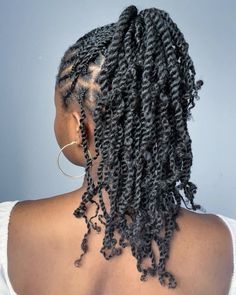 #minitwiststyles Hairstyle Natural Hair, Protective Style Braids, Afro Hair Care, Beautiful Black Hair, Hair Therapy, Protective Hairstyle