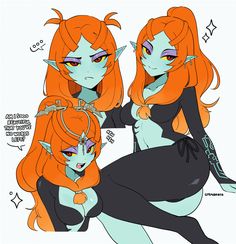 ♡ midna's true form ♡ twitter | ig | patreon Legend Of Zelda Characters, Zelda Funny, Nintendo Super Smash Bros, Hair Sketch, Twilight Princess