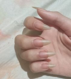 Sharp Nails Natural, Red Cherry Aesthetic, Long Natural Nails, Sharp Nails, Nail Growth, Pretty Hands, Red Cherry