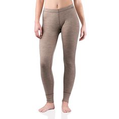 PRICES MAY VARY. PACKAGE INCLUDES: 1 – Women’s Merino Wool Thermal Underwear Leggings in Khaki / X-Small | MATERIAL: 18.5 Micron, 100% Merino wool, 250g/m2 | FIT: Next-to-Skin SUPER SOFT: 100% all natural superfine 18.5-micron Merino wool ensures comfort all day long – no itch! COMFORTABLE & CONVENIENT: Quick-drying merino wool legging bottom features a loop for hang drying while you’re camping, hiking, hunting, working, playing sports, skiing, snowboarding, or partaking in any outdoors activity Wool Base Layer, Merino Wool Clothing, Wool Leggings, Thermal Base Layer, Base Layer Women, Thermal Pants, Womens Thermal, Thermal Leggings, Wool Clothing