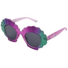 For shades with a pop of vibrant fun, grab the Foster Grant Disney Princess sunglasses! These fun frames are made from purple plastic. The lenses also provide 100% UVA-UVB protection and are resistant to scratches and impacts. Purple Plastic Party Sunglasses, Purple Sunglasses With Uv Protection For Party, Multicolor Plastic Sunglasses With Uva Protection, Playful Multicolor Sunglasses With Gradient Lenses, Multicolor Anti-reflective Plastic Sunglasses, Fun Multicolor Plastic Sunglasses, Fun Multicolor Polarized Sunglasses, Fun Multicolor Sunglasses With Gradient Lenses, Fun Purple Sunglasses For Summer