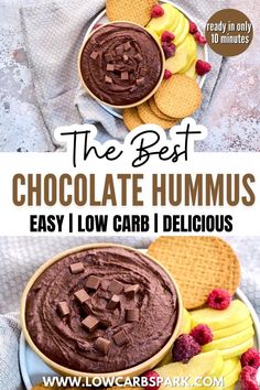 the best chocolate hummus easy low carb i delicious recipe for desserts and snacks