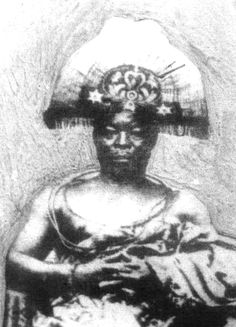 the cover of oba ovonamwenn's album, which features an image of a woman with headdress