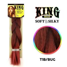 Save up to 25% when you purchase Bundles 6 PACK Bundle of Bobbi Boss King Tip Body Wave NAME: Bobbi Boss Synthetic Pre-Feathered Braid - KINGTIPS BODY WAVE X3 COLOR SHOWN: MATERIAL: Synthetic TYPE: Braid LENGTH: 28 InchesHEAT SAFE: YesDESCRIPTION: 3X Value Pack Hybrid Wave Braid Pre-Feathred with Feather Tip Formula Hot Water Setting Gentle on Fingers Heat Resistant 90 g Soft and silky texture Use for twists, locks, and other styles Braid Prep & Care Cleanse: Prepare your hair with a thoroug Kanekalon Braiding Hair, Eyebrow Mascara, Kanekalon Hairstyles, Mens Hair Care, Halo Hair Extensions, Halo Hair, 360 Lace Wig, Wide Tooth Comb, Ponytail Extension