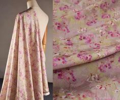 "Pink Plum Blossom Silk  Fabric Smooth High Quality Printing Floral Fabric For Dress Shirt Skirt Cheongsam Fabric Width 145cm ★Unit Conversion 1meter=1.09Yard 1 yard=91.4cm 1\"=2.54cm ★Style No. LC1707 ★measurement  Width: 145(cm) ★material 100% Polyester ★ color:picture show ★Use for dress,clothing and some others ★ About the Shipping  The listing is default standard shipping ,which we use China post , as usual , the China post will use 1-4 weeks according to different place.The delivery time Fitted Elegant Fabric For Spring, Elegant Fitted Spring Fabric, Elegant Fitted Fabric For Spring, Fitted Fabric For Wedding In Spring, Fitted Multicolor Summer Fabric, Unit Conversion, Plum Blossom, Shirt Skirt, Fabric Width