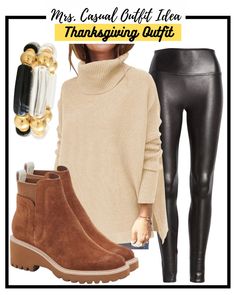 Faux Leggings Outfit, Thanksgiving Looks Outfits, Tie A Blanket Scarf, Thanksgiving Leggings, Thanksgiving Looks, December Outfits, Leggings Outfit Winter, Thanksgiving Outfit Ideas