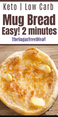 the keto low carb mug bread easy 2 minutes is ready to be eaten