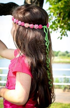 Summer Girl - crocheted headband Braid Hairband, Crochet Hairband, Bandeau Au Crochet, Diy Hack, Crochet Headband Pattern, Crochet Hair Accessories, Haken Baby, Braid Hair, Summer Girl