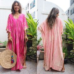 Beach Dress Plus Size, Tie Dye Kaftan, Plus Size Kaftan, Dress Loose Fit, Summer Tie Dye, Boho Tie Dye, Kaftan Maxi Dress, Neck Deep, Maternity Maxi