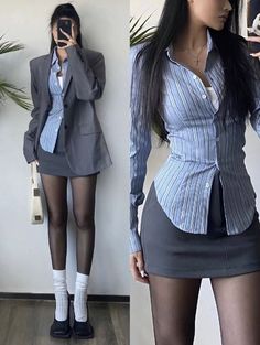 affiliate link, office siren trend, corporate life, corporate outfit ideas, office outfit inspiration, siren office aesthetic, women in stem, work, office siren glasses, 90s fine, siren office Chique Outfit, Professional Outfits, Casual Style Outfits, Mode Inspiration, Lookbook Outfits