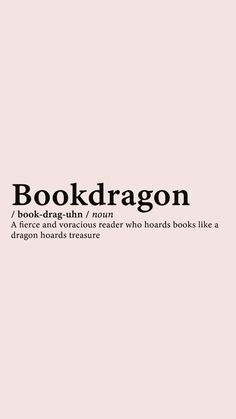 a book cover with the title'bookdragon'written in black and white