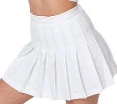 This timeless pleated cheer skirt is a game day staple piece! This skirt looks amazing with all of our fitted crop tops, bandeaus, and bodysuits. This is a stylish high waisted pleated cheer skirt style with attached boy short for all of your tailgate and game day outfits! Available in white & black. Zipper Closure, Poly Umich Gameday, Cheer Practice Outfits, College Tailgate Outfit, American Apparel Tennis Skirt, Tailgate Clothes, Tailgate Outfits, College Tailgate, Tennis Skirt Black, Cute College Outfits