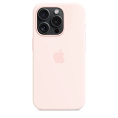 the back of an iphone 11 pro in pink, with its camera lens facing up