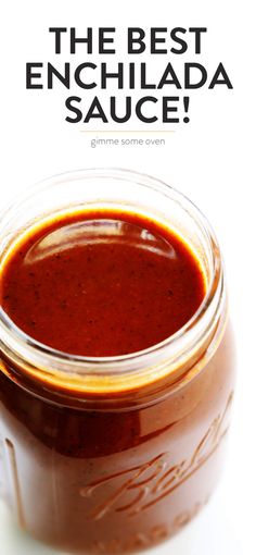 the best enchilada sauce is in a jar