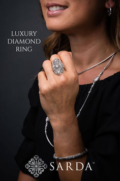 SARDA™ Jewelry brings top of the line Diamonds set in handcrafted sterling silver to add pieces of art to your jewelry collection. Faith Over Fear, Diamond Design, The Line, Artisan Jewelry, Sterling Silver Jewelry, Diamond Ring, Bali, Jewelry Collection, Silver Jewelry