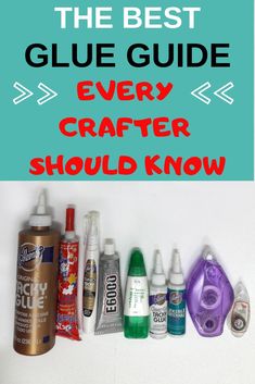 the best glue guide every crafter should know