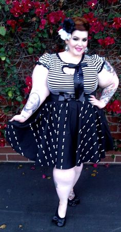 date night! Glam Rock Plus Size, Plus Size Rockabilly, Plus Size Looks, Look Plus Size, Curvy Plus Size, Big Girl Fashion, Curvy Girl Fashion, Up Girl, Ssbbw Jeans