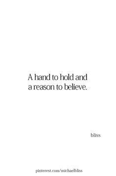 a white book cover with the words, a hand to hold and a reason to believe