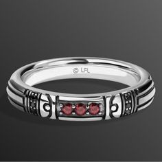 Black Rhodium, Garnet, Sterling Silver, Diamonds. Officially Licensed Darth Vader Ring. Light-Up Ring Box And Certificate Of Authenticity Is Included. Minor Scuffs On The Underside Of The Ring. Star Wars Accessories, Jewelry Men, Ring Light, Mens Accessories Jewelry, Black Rhodium, Ring Box, Silver Diamonds, Black Silver, Garnet