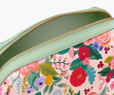 Stow toiletries and other essentials at home or away with this Garden Party large cosmetic pouch. Made from a structured material with a textured finish, it is simple to wipe clean and will hold up to everyday use. A wide opening makes it easy to see what’s inside, and the brass zipper and pull add a perfect finishing touch. 10" L × 7" W × 4.25" H Textured PU with metal hardware Printed in full color with foil stamped logo Gold zipper and hardware Wipe clean Wishlist 2022, Dog Greeting Cards, Writing Essentials, Headband Jewelry, Large Cosmetic Bag, Planner Accessories, Foil Stamping, Curated Gifts, Cosmetic Pouch