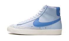 Blazer Mid FD0304 400 Nike Blazers, Nike Blazer Mid, Nike Blazers Mid, Blazer Mid, Stadium Goods, Hi Top, Nike Blazer, Blue Nike, Blue Shoes