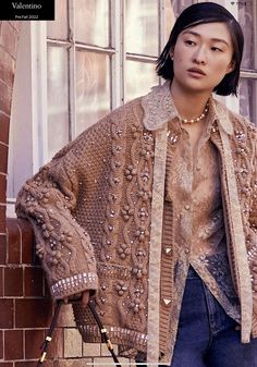 Valentino Fall 2022, Fall 2022, Knit Jacket