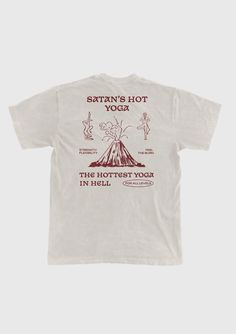 Have you ever thought that hot yoga is not hot enough? We've got the hottest yoga in the world and it's not even close. Pre-shrunk, heavy/sturdy feeling. Made in USA Hot Yoga Outfit Aesthetic, Yoga T Shirt, Diy Graphic Tee, Hot Yoga Outfit, Yoga Tees, Cute Shirt Designs, Custom Ink, Yoga Tshirt, Yoga Is