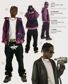 Streetwear Lookbook, Y2k Outfits Men, Black Men Street Fashion, Y2k Men, Men Street Fashion, Mens Fashion Streetwear, Y2k Outfits, Streetwear Men Outfits, Pose Reference Photo