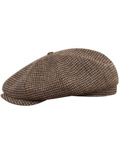 A vintage Shelby cap made of high quality authentic Harris Tweed (100% wool), inspired by the Peaky Blinders gang. 8 panels crown sewn down to the visor. High quality fabrics and craftsmanship. Handmade in Poland, available at Sterkowski online store. Classic Brown Beret With Curved Brim, Classic Wool Baseball Cap For Winter, Classic Tweed Flat Cap, Classic Wool Beret With Curved Brim, Classic Wool Beret With Short Brim, Classic Six-panel Baseball Cap For Fall, Classic Brown Flat Cap Baseball Cap, Classic Tweed Cap, Wool Baseball Cap For Fall