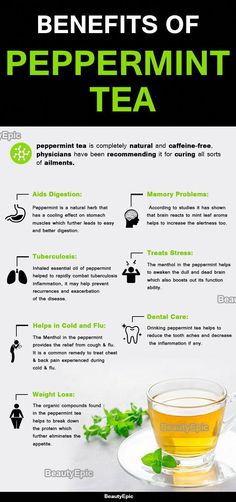 the benefits of peppermint tea