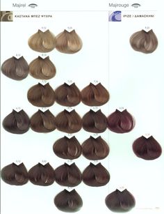 Professional Hair Color Chart, Loreal Hair Color Chart, Bright Purple Hair, Curly To Straight Hair, Bridesmaid Hair Side, Loreal Hair Color, Which Hair Colour, Fall Blonde Hair, Loreal Hair