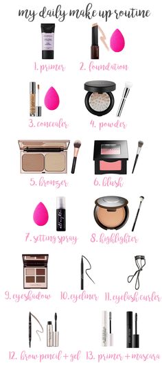 Makeup Guide For Beginners, Makeup Tips Eyeshadow, Maquillage Yeux Cut Crease, Bentuk Alis, Daily Makeup Routine, Perfect Lipstick