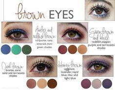 Eyeshadow Brown Eyes, Brown Eyes Pop, Hazel Eye Makeup, Makeup Color Wheel, Cute Eyeshadow Looks, Eyeshadow For Blue Eyes, Best Eyeshadow, Natural Make Up