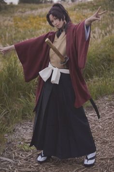 Yoriichi Cosplay, Snk Cosplay, Epic Cosplay, X Reader, Japanese Outfits, Pose Reference Photo