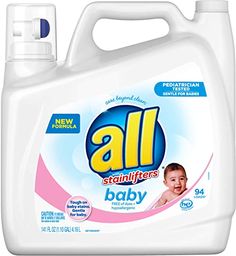 a bottle of all baby deterant on a white background