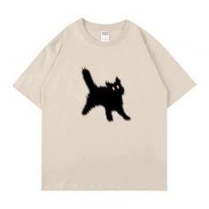 Minimal Angry Kitten Cotton T-Shirt – AokLok (Kclot) Graphic T-shirts, Angry Kitten, Minimal Graphic Design, Graphic Shirt Design, Free Scarf, Timeless Classic Style, Fashion App, 로고 디자인, Cat Shirts