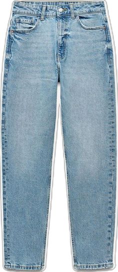 Zara Brand, Blue Mom Jeans, Zara Jeans, Slim Jeans, Mom Jeans, Color Blue, High Rise, Size 2, Zara